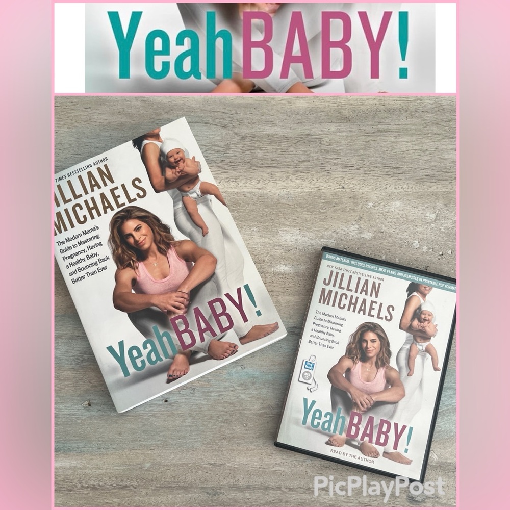 Jillian Michaels BOOK & MP3 CD Pregnancy Fitness & Nutrition Postnatal Training